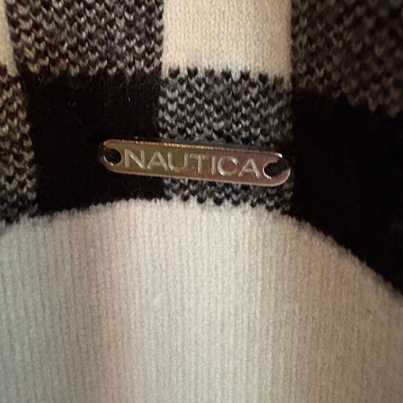 Nautica navy and white sweater - Picture 2 of 7